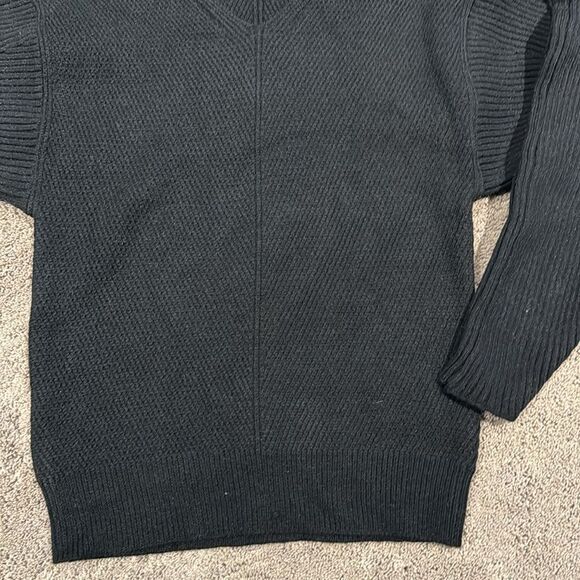 White Birch V neck sweater super soft balloon sleeves size M - Picture 4 of 8